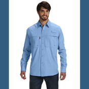 Men's 100% polyester Long-Sleeve Fishing Shirt