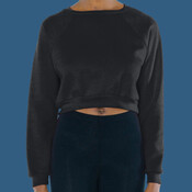 Ladies' Flex Fleece Raglan Cropped Sweatshirt