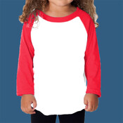 Toddler Poly-Cotton 3/4-Sleeve T-Shirt