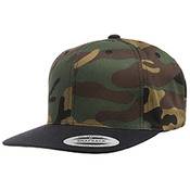 Adult 6-Panel Structured Flat Visor Classic Snapback