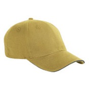 6-Panel Twill Sandwich Baseball Cap