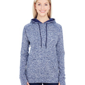 Ladies' Cosmic Contrast Fleece Hooded Sweatshirt