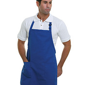 65% polyester / 35% cotton Deluxe Full-Length Bib Apron