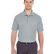 Adult Cool & Dry Mesh Piqué Polo with Pocket