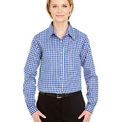 Ladies' Medium-Check Woven