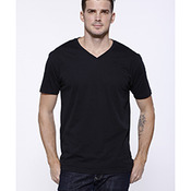 Men's CVC V-Neck T-Shirt