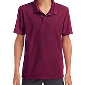 Youth Performance  Double Pique Polo