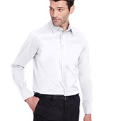 Men's Crown Collection® Stretch Broadcloth Slim Fit Shirt