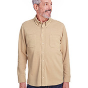 Adult StainBloc™ Pique Fleece Shirt-Jacket