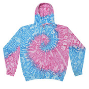 Adult Tie-Dyed Full-Zip Hooded Sweatshirt