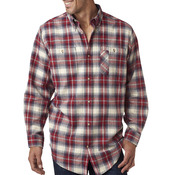 Men's Tall Yarn-Dyed Flannel Shirt